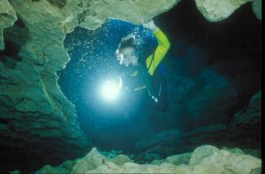 Morrison Springs Underwater Diver Photo